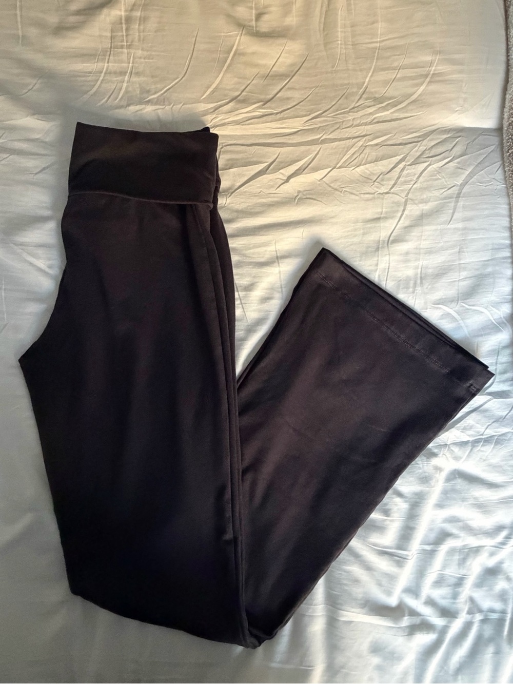 H&M flare leggings with fold over waist